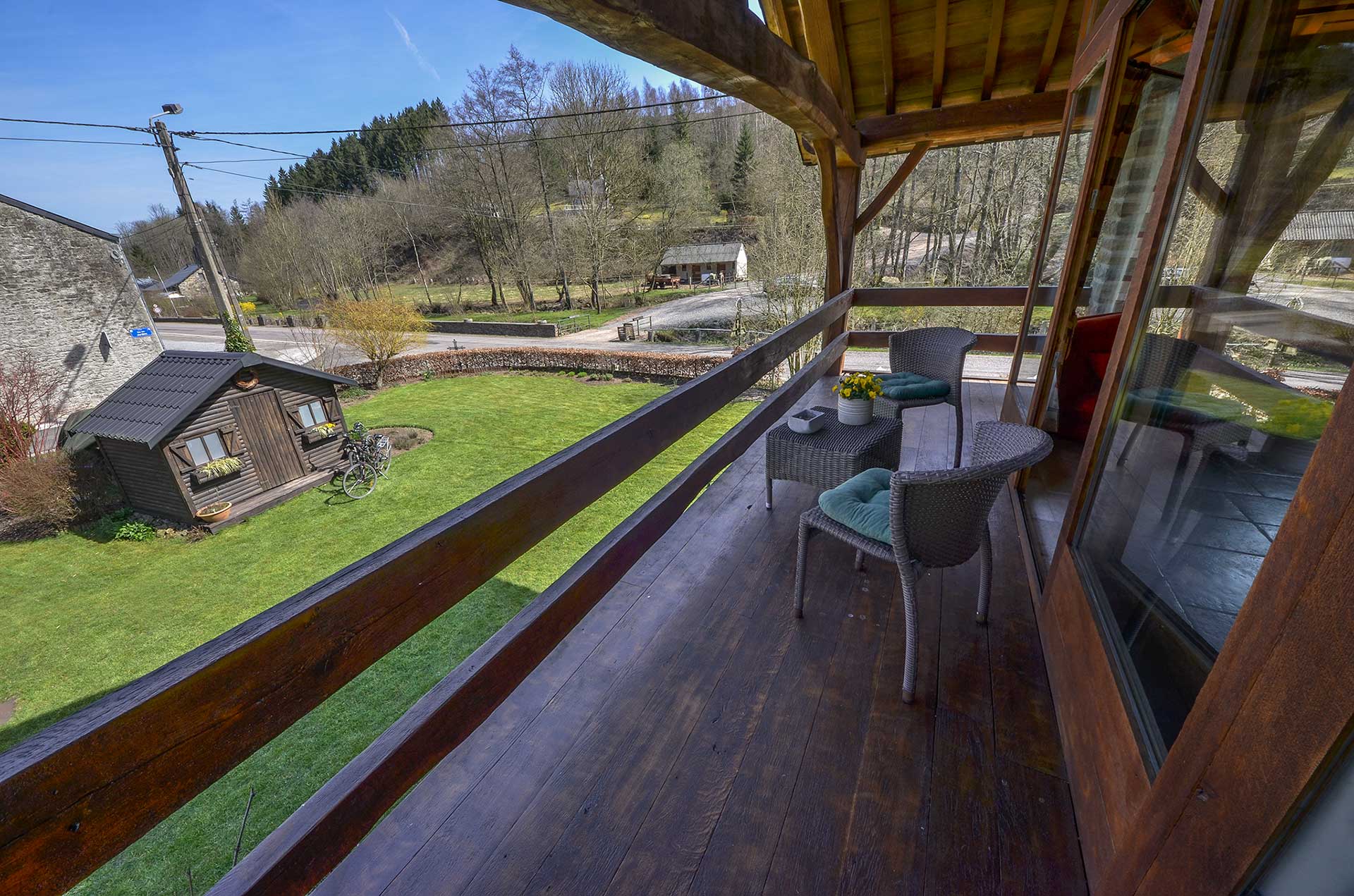 Terrasse Chambre d'hôtes Le Refuge de la Vallée